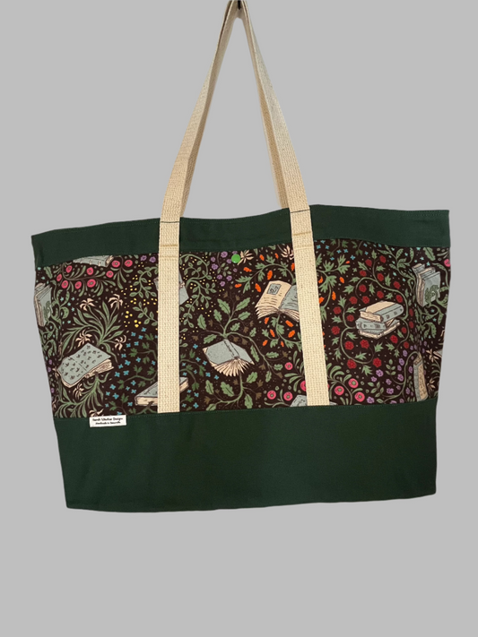 Large Tote - Books & Brambles