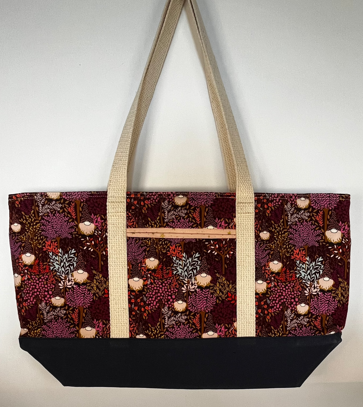 Medium Tote - Maroon Gnomes