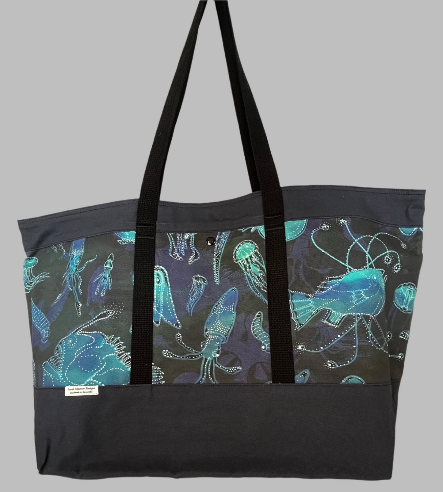 Large Tote - Deep Sea Creatures