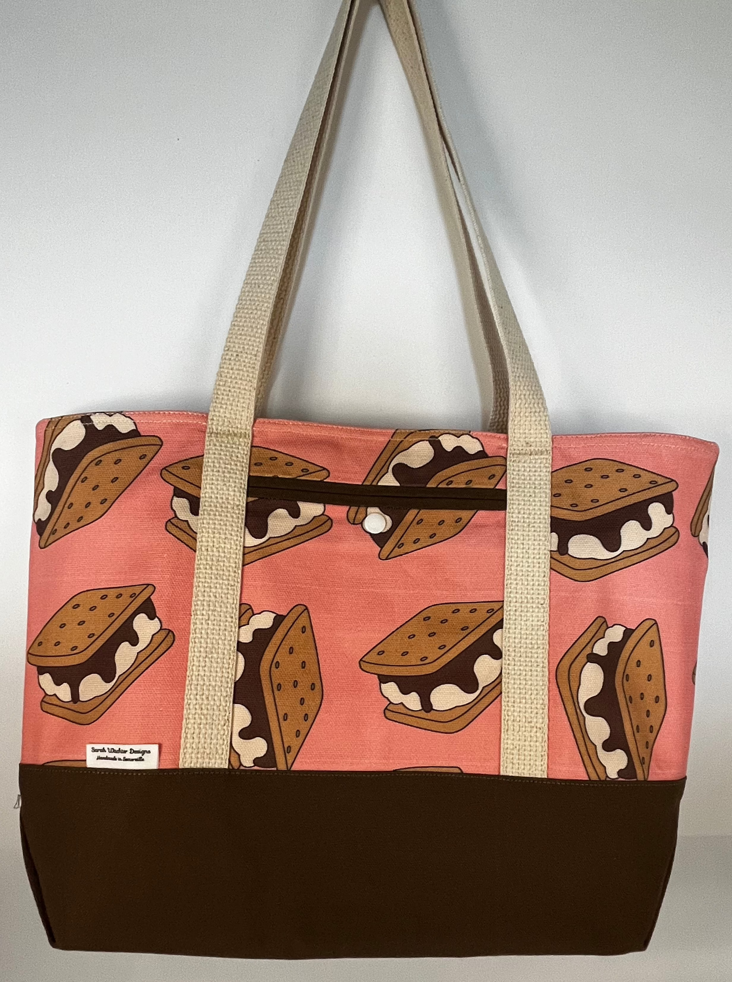 Medium Tote - Large Pink Smores