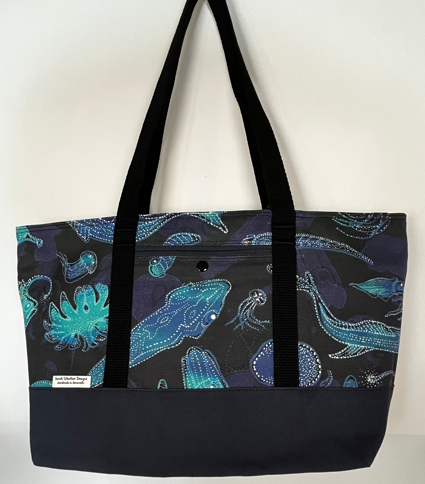 Medium Tote - Deep Sea Creatures