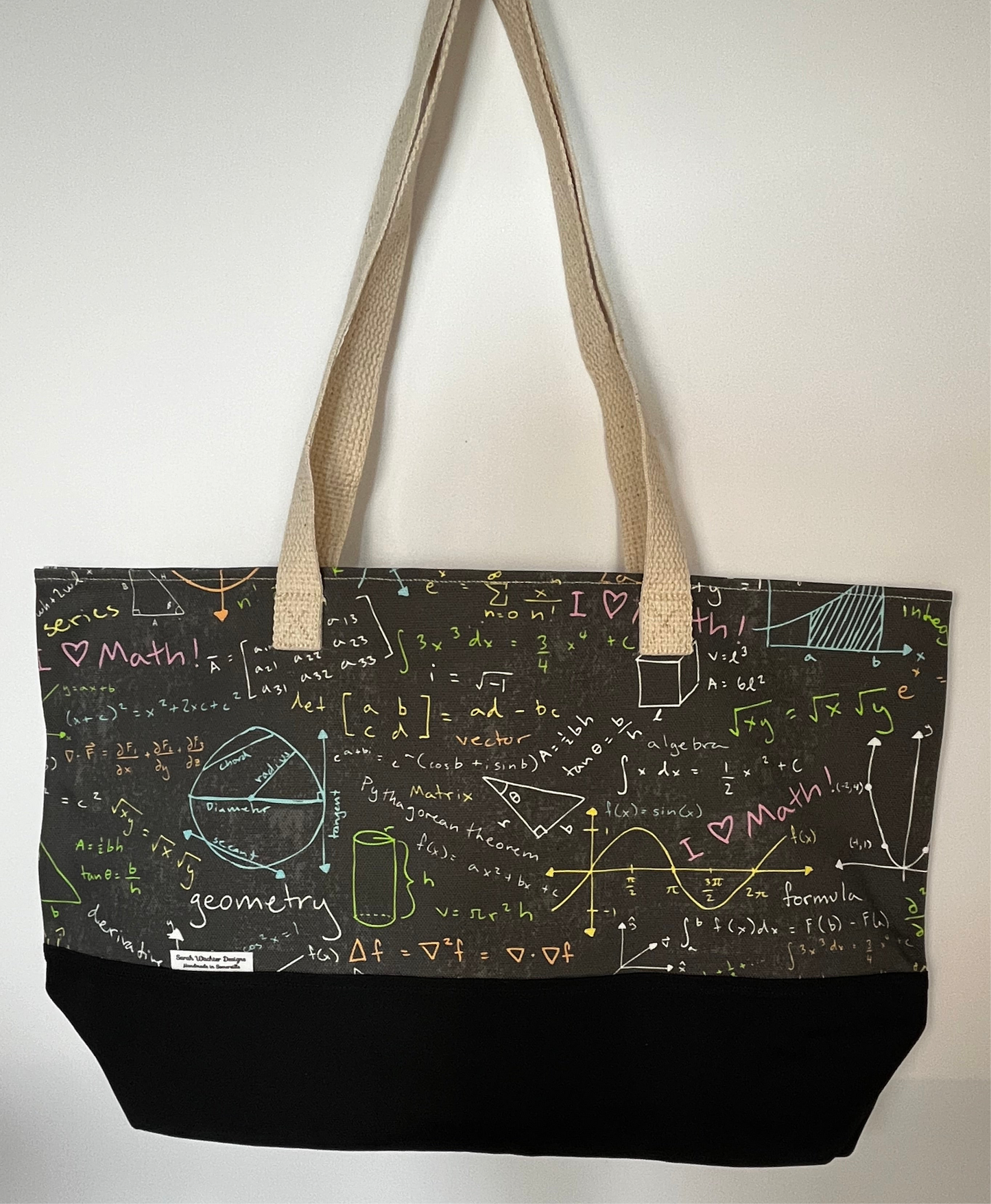 Basic Tote Bag - I <3 Math