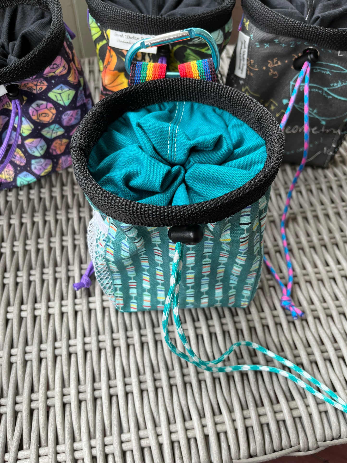 Teal Resistors Chalk Bag