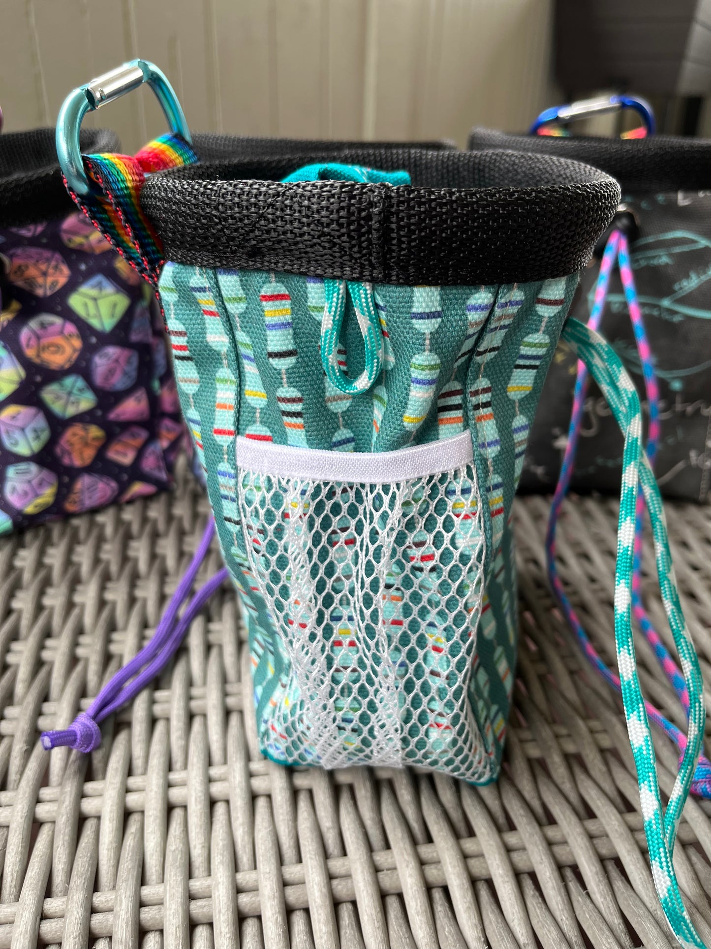 Teal Resistors Chalk Bag