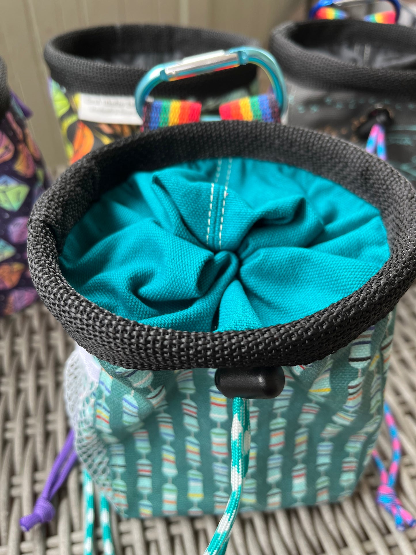 Teal Resistors Chalk Bag