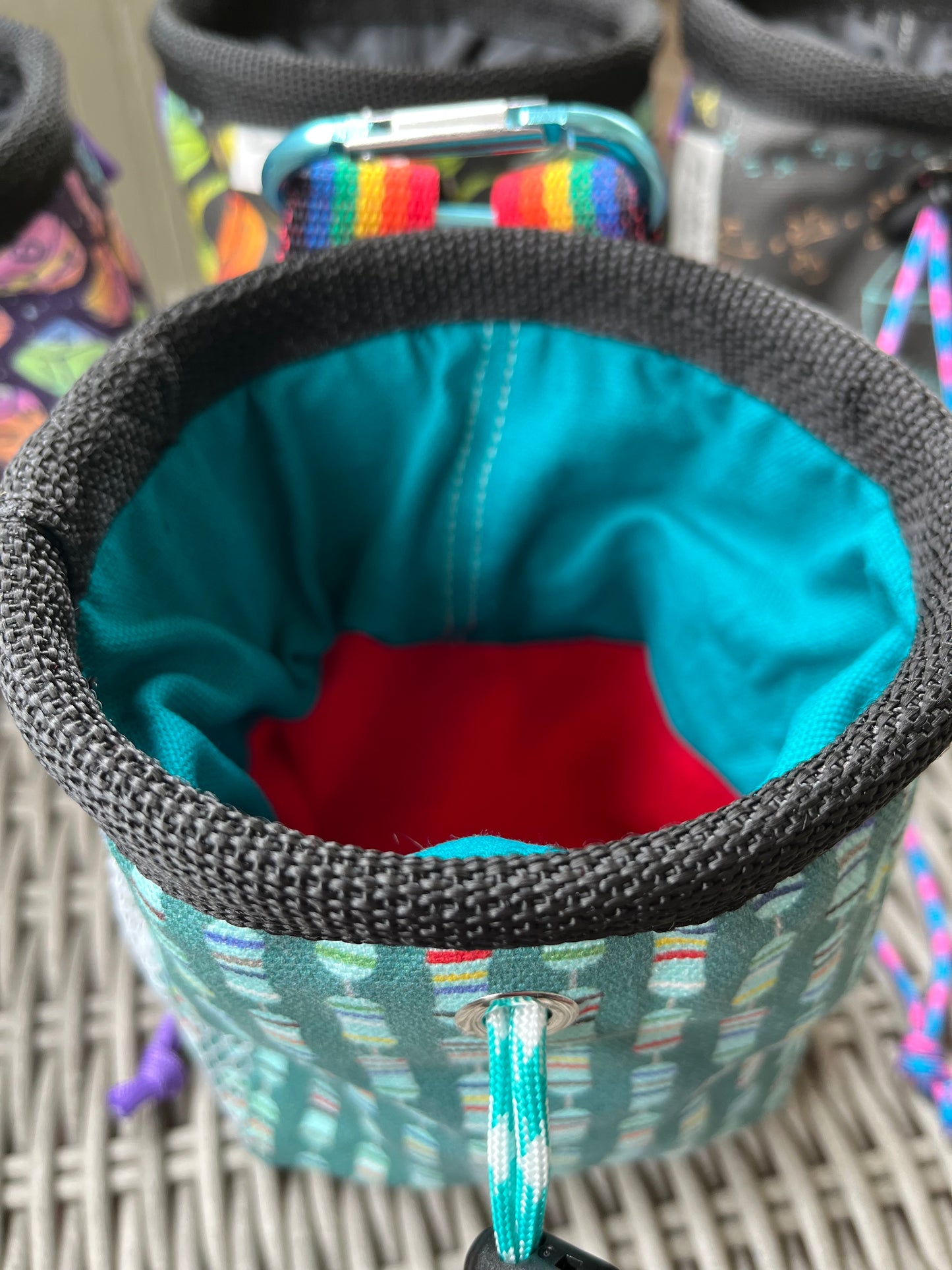 Teal Resistors Chalk Bag